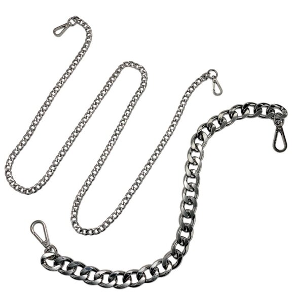 Think Royln Set of Two Chain Straps - Shoulder & Crossbody  0154 - Picture 1 of 2